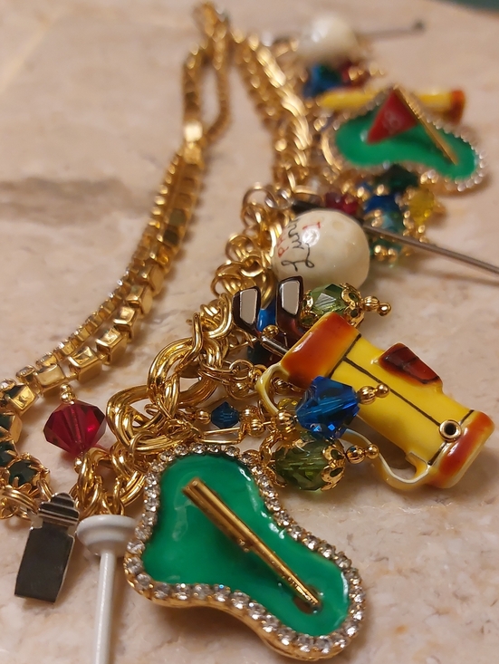 lunch at the ritz Accessories - Lunch At The Ritz " Pro Lunch" Braclet 24kt Gold Plated Swarvoski Crystals
